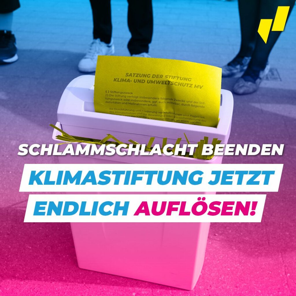 Klimastiftung auflösen